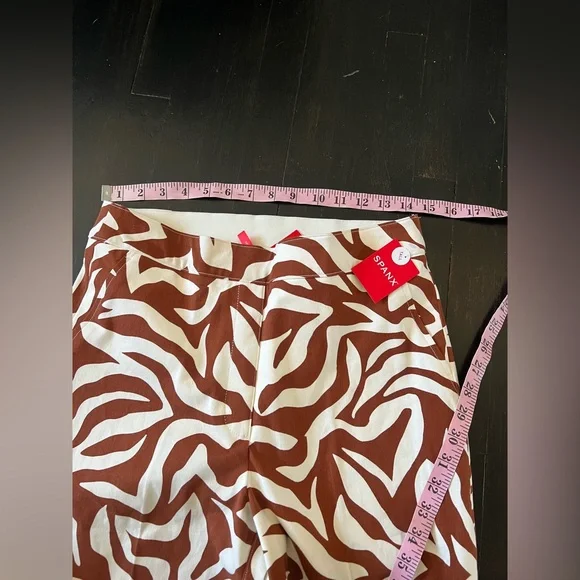 SPANX Polished Ankle Print Pants size M - Picture 8 of 11